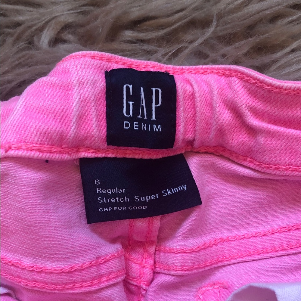 GAP Bright Pink Super Skinny Jeans - Picture 2 of 3